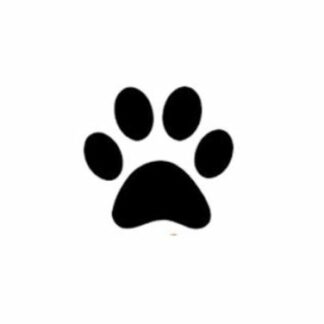 Paw Print - 11mm Loyalty Card Stamp - With 5 colour choices