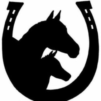 Horse Shoe - 11mm Loyalty Card Stamp - With 5 colour choices