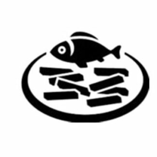 Fish and Chips - 11mm Loyalty Card Stamp - With 5 colour choices