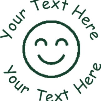 Happy Face - 22mm Personalised School Teacher Stamp