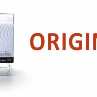 ORIGINAL - 38mm x 14mm Office Stamp Red Ink