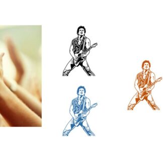 THE BOSS Hand Stamp - Ideal for events/parties etc. 28mm x 28mm Choice of colours