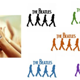 The Beatles Hand Stamp - Ideal for events/parties etc. 28mm x 28mm Choice of colours
