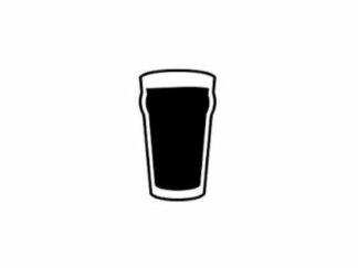 Pint Glass (Guinness) - 11mm Loyalty Card Stamp - With 5 colour choices