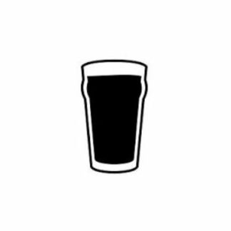 Pint Glass (Guinness) - 11mm Loyalty Card Stamp - With 5 colour choices