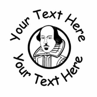Shakespeare - 22mm Personalised School Teacher Stamp