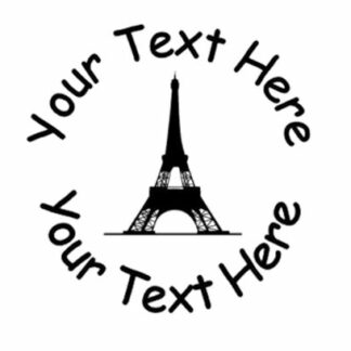 French - 22mm Personalised School Teacher Stamp