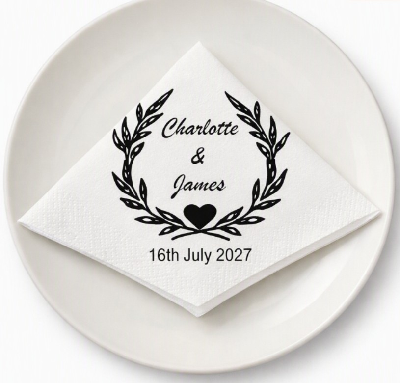 Personalised Save the Date Wedding Stamp 43mm Dia, Choice of Designs - Image 8