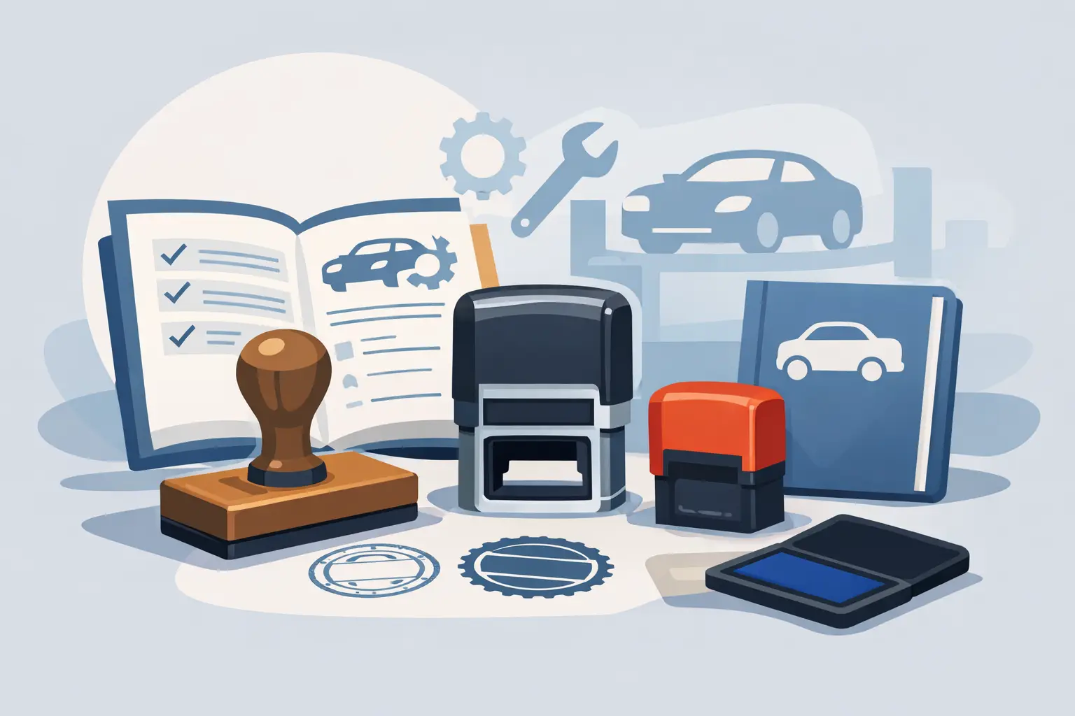 Best Workshop Service Book Stamps to Buy