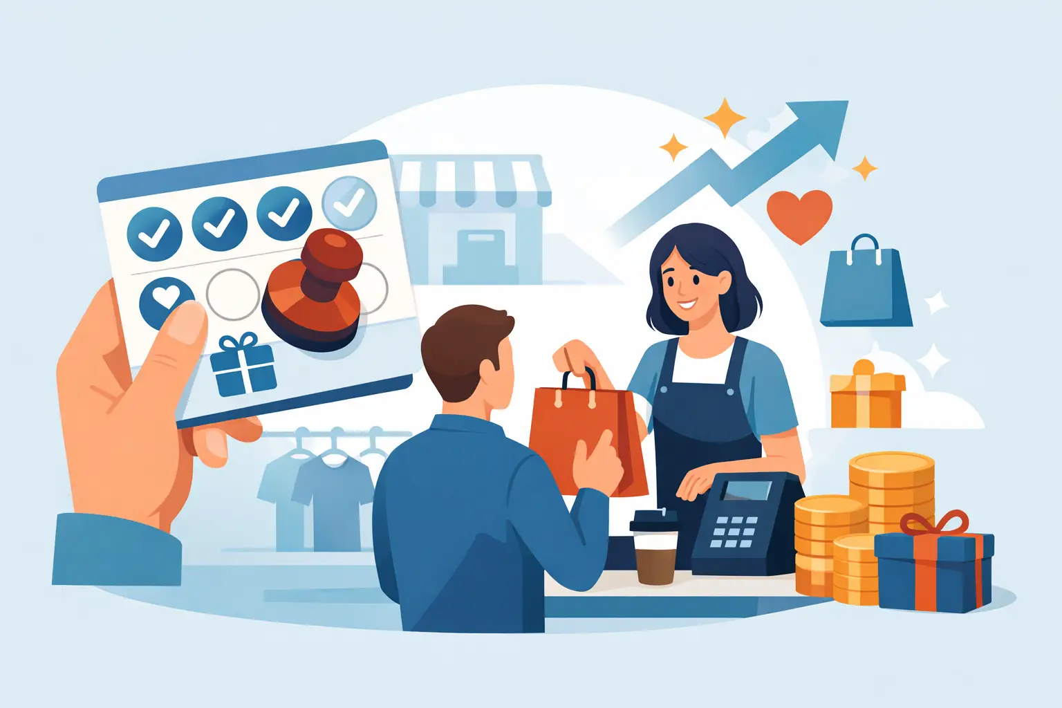 Loyalty Stamp Scheme Success Example for Shops