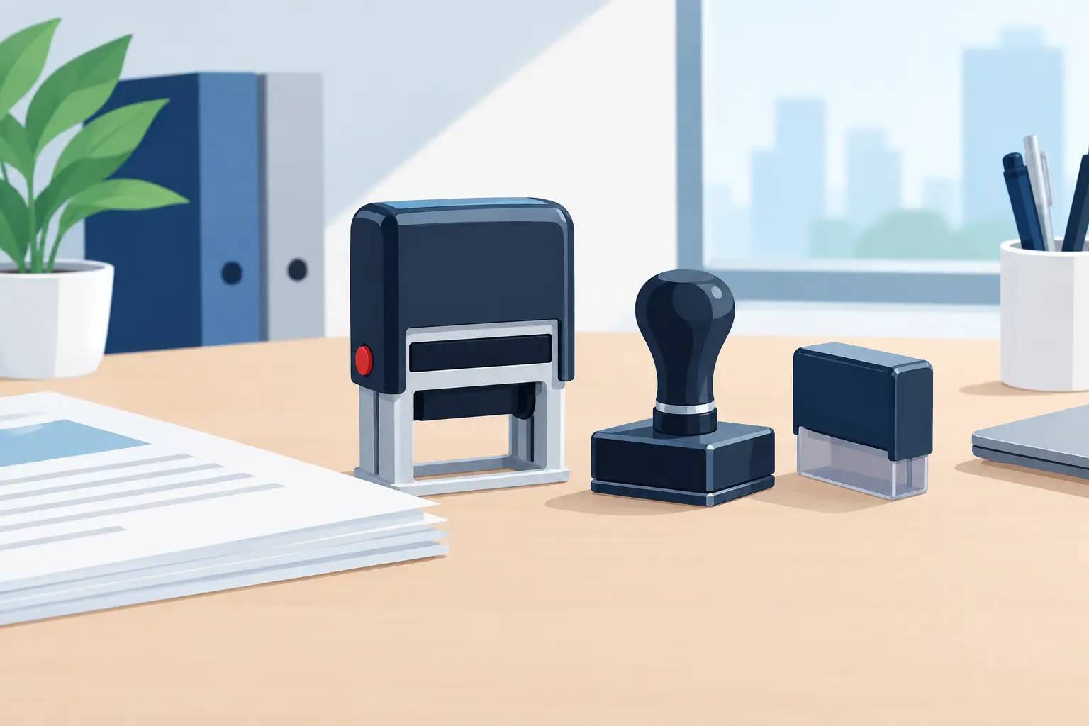 Office Stamps That Make Daily Admin Quicker
